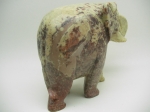 Marble elephant, stone