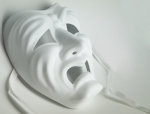 Men mask white for whole face