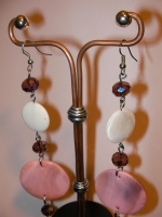 Earrings natural pearl
