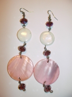 Earrings natural pearl