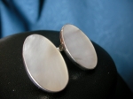 Silver earrings pearl