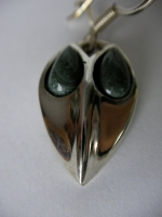 pendants, double drop with a sharp peak