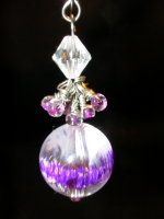 Earrings in Purple