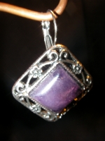Earrings amethyst