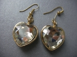Earrings Crystal heart