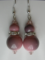 Earrings Rose dust