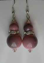 Earrings Rose dust