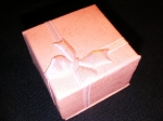 Packing box for ring