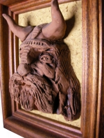 Painting Ceramic Plastic Viking Handmade