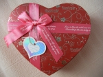 Gift box Red heart