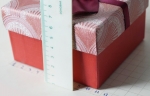 Gift present box middle