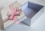 Gift present box middle