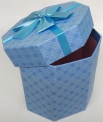 Gift present box blue