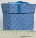Gift present box blue