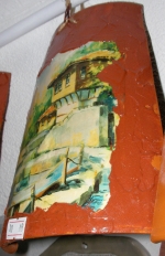 Tile with seascape