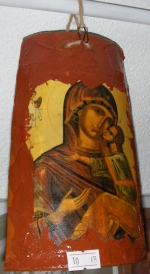 Icon Mary on tile