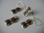 Ring - kissed drops bright jasper