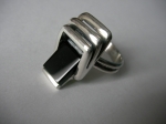 Silver Onyx Ring