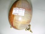 Onyx Egg with Stone Wood without stand
