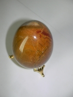Onyx Egg with Stone Wood without stand