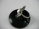 Silver ring pearl
