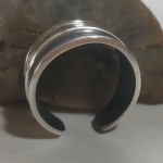 Silver ring wide open