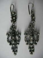 Silver earrings