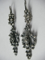 Silver earrings