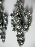 Silver earrings