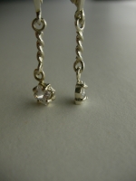 Silver earrings