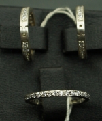 Unique handmade silver ring with zircon