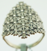 Unique handmade silver ring