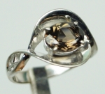 Unique handmade silver ring