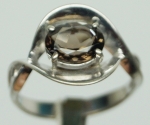 Unique handmade silver ring