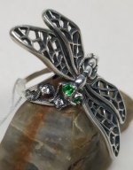Unique Silver ring Dragonfly