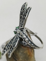 Unique Silver ring Dragonfly