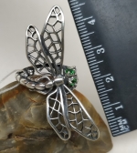 Unique Silver ring Dragonfly