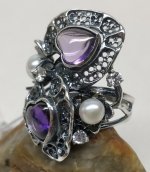 Unique Silver ring Varbinka
