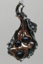 Unique Silver pendant medallion