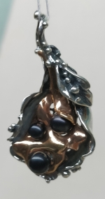Unique Silver pendant medallion