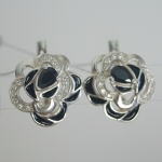 Unique handmade silver earrings