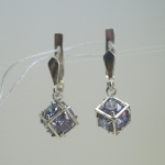 Unique handmade silver earrings