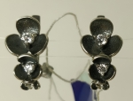 Unique handmade silver earrings