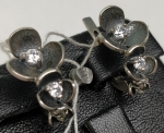 Unique handmade silver earrings
