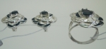 Unique handmade silver earrings