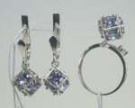 Unique handmade silver earrings
