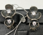 Unique handmade silver earrings