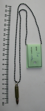 Pendant patron bullet