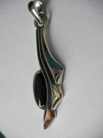 Silver pendant adventurer