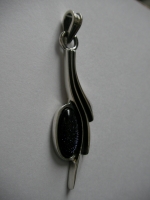 Silver pendant adventurer